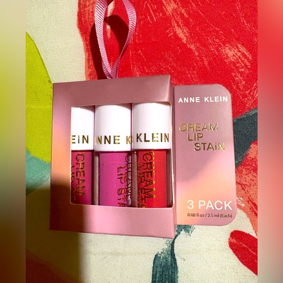 Anne Klein Lip Stain Trio - Red, Pink, Purple - Picture 1 of 2